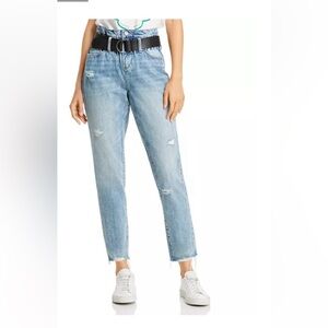BLANK NYC Paperbag Top Risk Taker Jeans